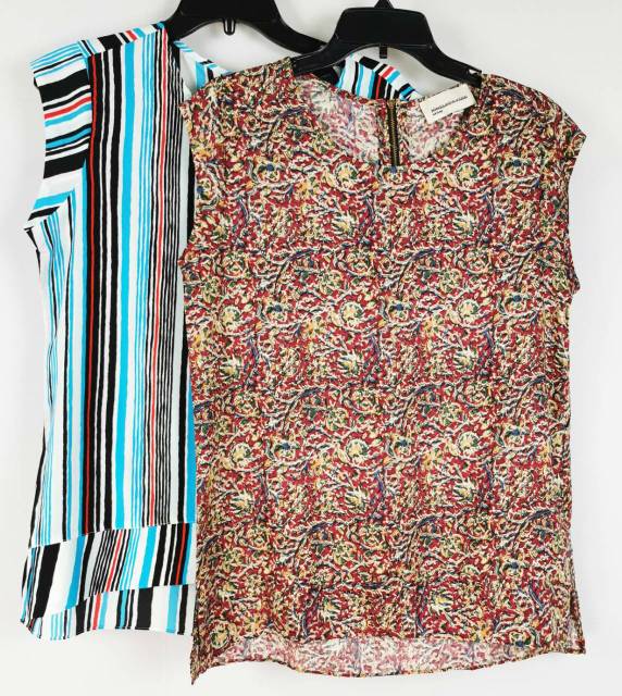 Jones new york abstract &amp; striped top