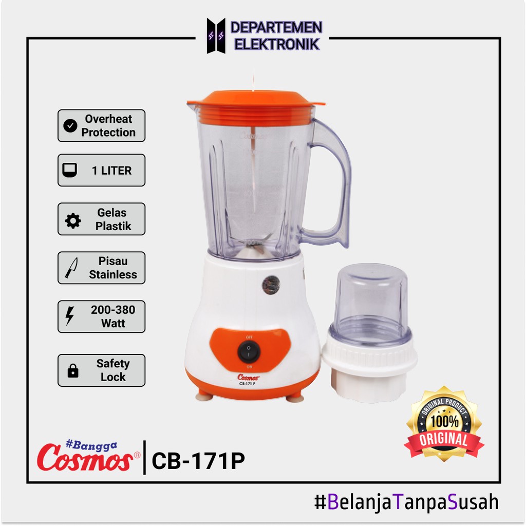 Cosmos Blender 1 L CB 171 P MURAH BANGET / GARANSI RESMI