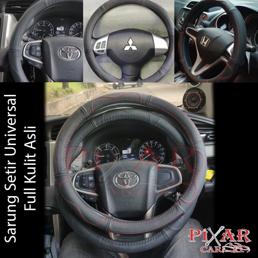 Sarung Setir Mobil Full Kulit Asli “WULING CONFERO S“