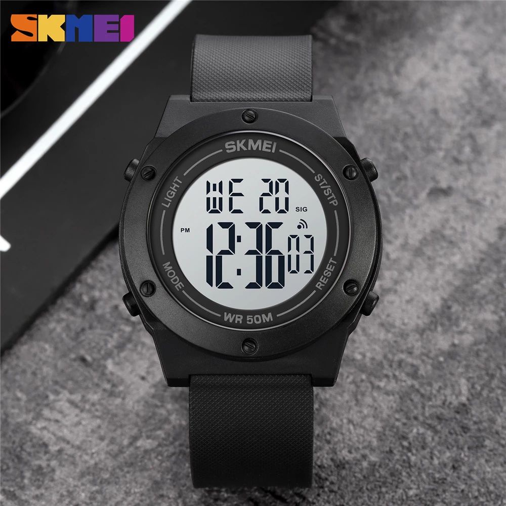 SKMEI 1772 Jam Tangan Pria Wanita Digital Chronograph Sport Watch Anti Air Tali Rubber WATCHKITE WKOS