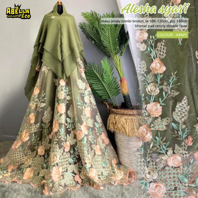 Alesha Gamis Syari by Abella