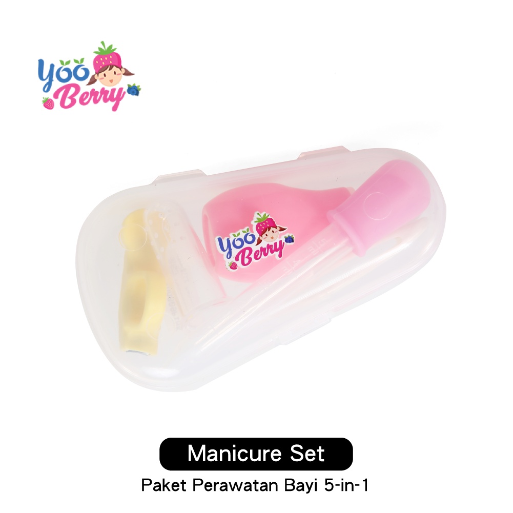 YooBerry 5-in-1 Manicure Set Gunting Kuku Bayi Paket Perawatan Bayi Berry Mart