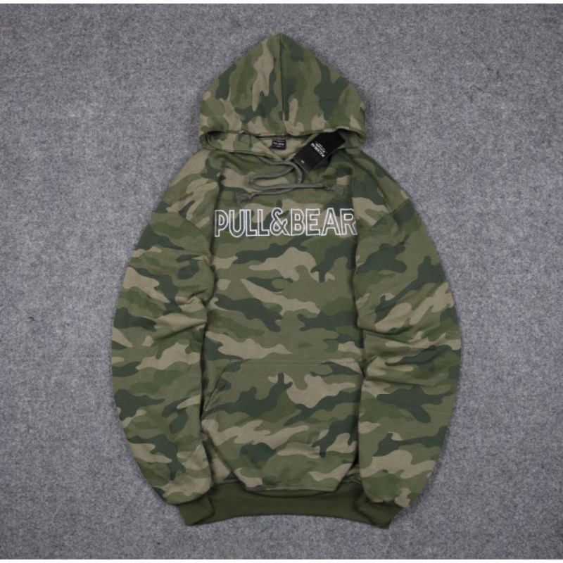 JAKET SWEATER HOODIE P&amp;B EMBROID CAMO UNISEX PREMIUM QUALITY