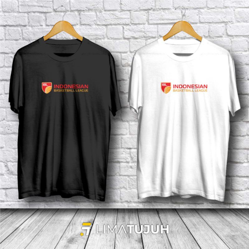 Kaos Baju IBL Indonesia Basketball League / Kaos Pria Wanita Premium