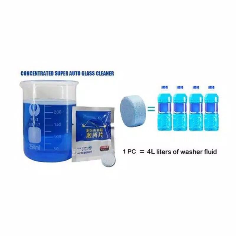 SABUN PEMBERSIH WIPER KACA MOBIL/GLASS CLEANER TABLET