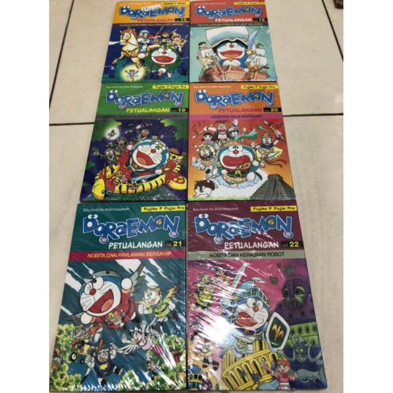 Buku komik Doraemon petualangan original cabutan