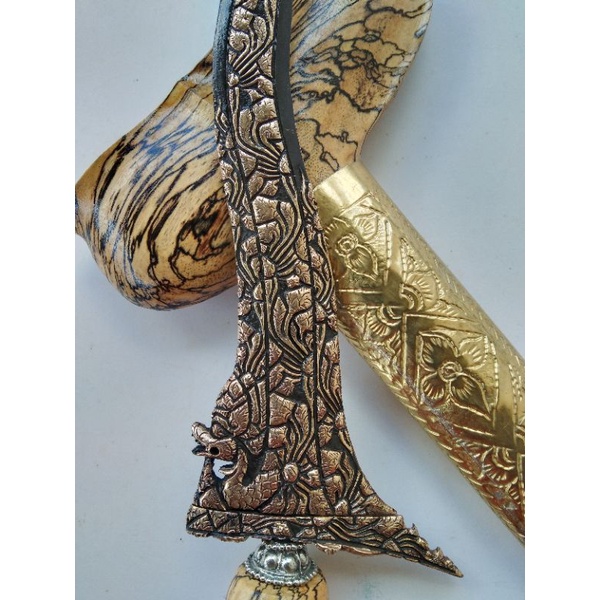 Keris Nogo Siluman Full Ukiran Kinatah