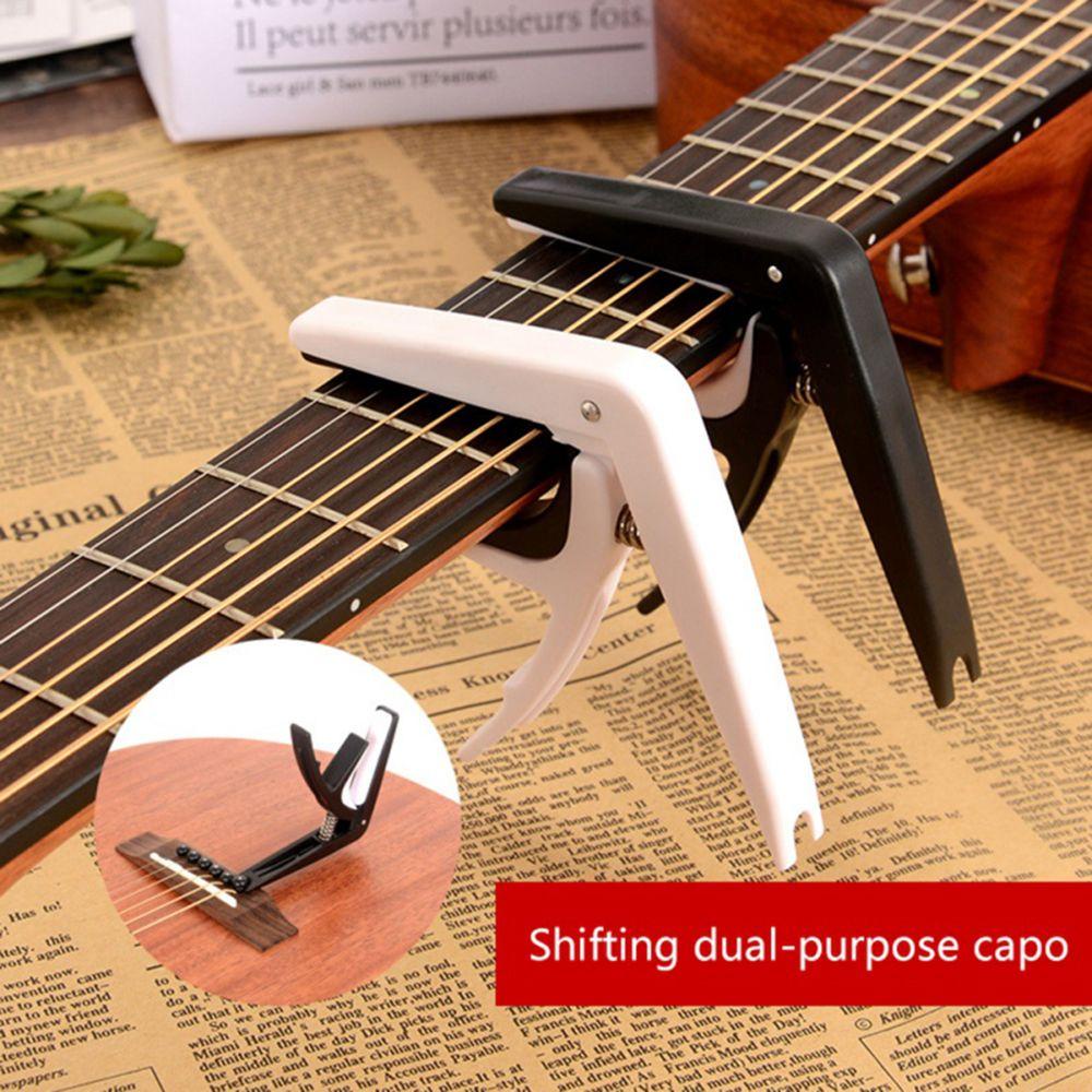 Nickolas1 Gitar Capo Trigger Transpose Acoustic Electric Tuned Musical Tune Clamp