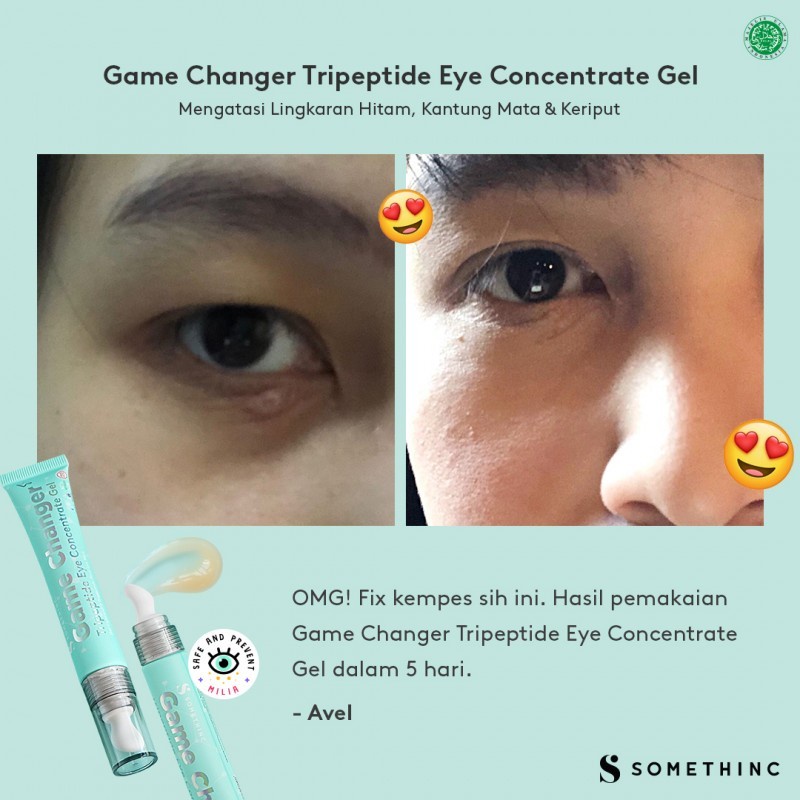 SOMETHINC Game Changer Tripeptide Eye Concentrate Gel / Somethinc Eyecream Eyegel