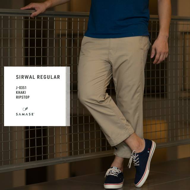 SAMASE SIRWAL OFFICE SLIM J-035 RIPSTOP | KHAKI