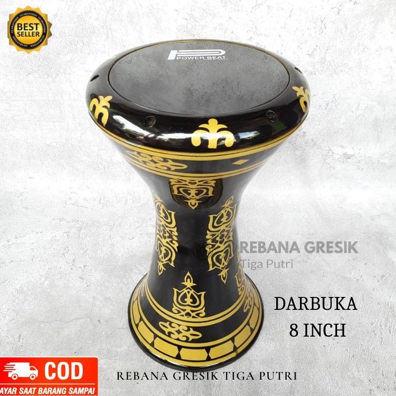 DARBUKA CALTY ALUMUNIUM COR UKURAN 8 IN