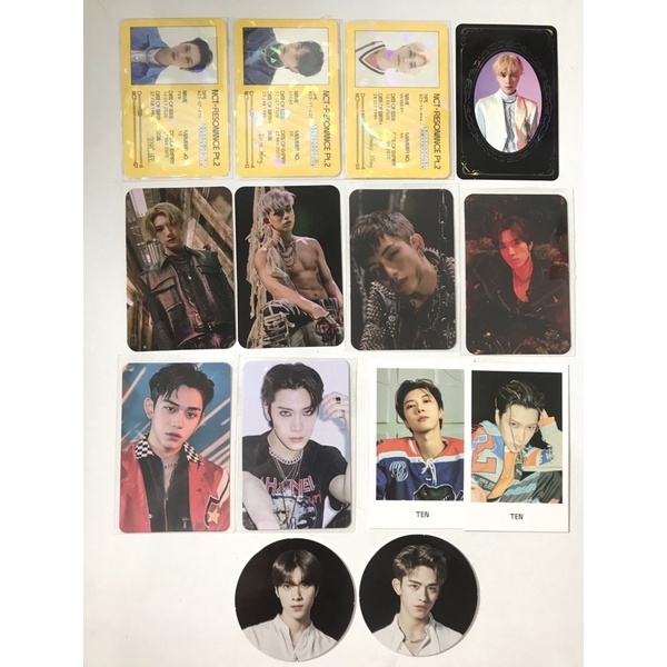 ten lucas hendery winwin yb id card awaken the world china press atw superm mini brochure cc totms
