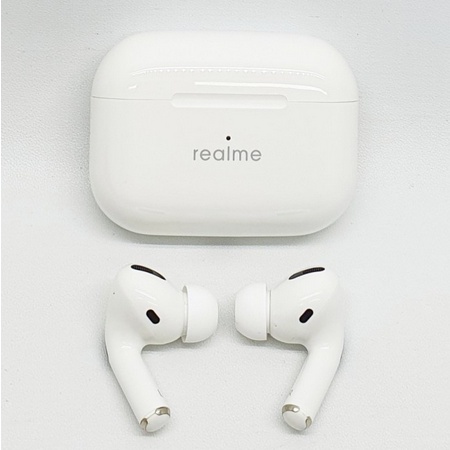 Realme Air Buds Pro With Case Wireless Earphone 5.0 Headset Bluetooth Gratis Case Kualitas