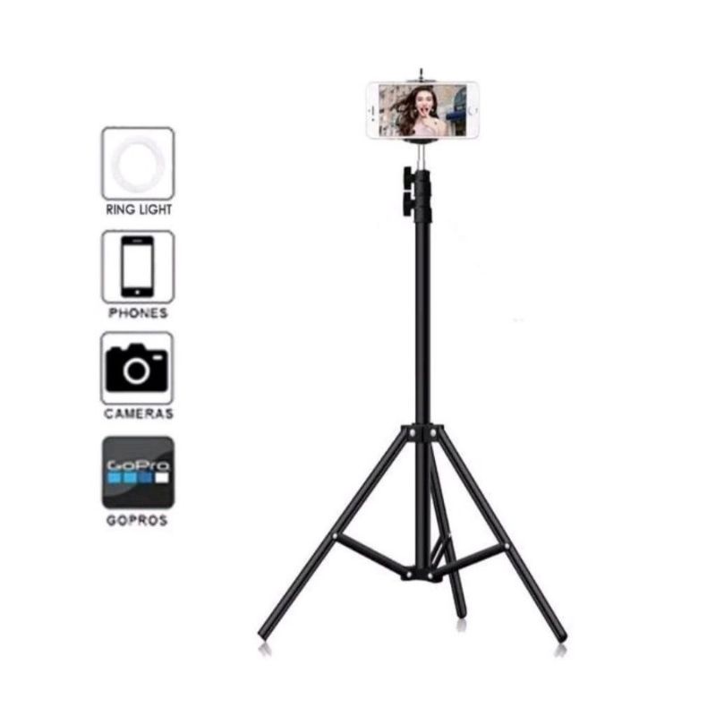 Tripod Hp Stand 2.1 Meter Stand Holder Phone Holder Free Holder &amp; Ballo