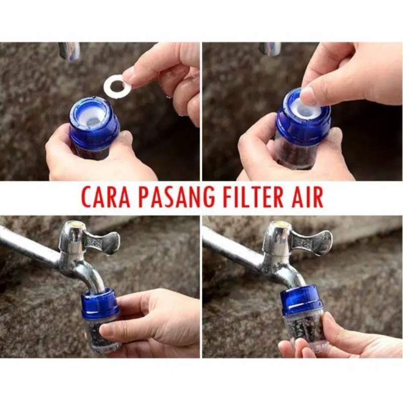 SAMBUNGAN FILTER KRAN AIR BATU 6 LAPIS PENYARING AIR PURIFYER PAM