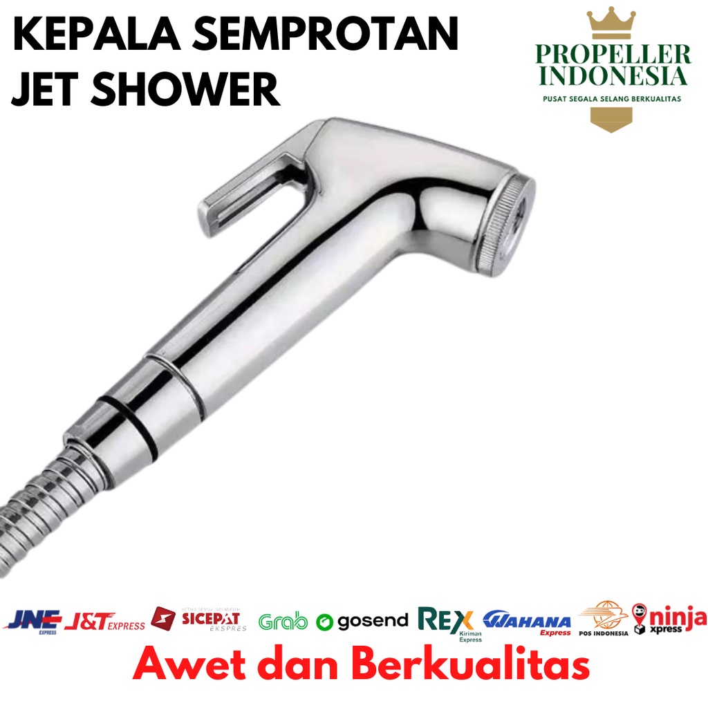 Kepala Jet Shower Kepala Toilet Bidet Closet Tekanan Tinggi