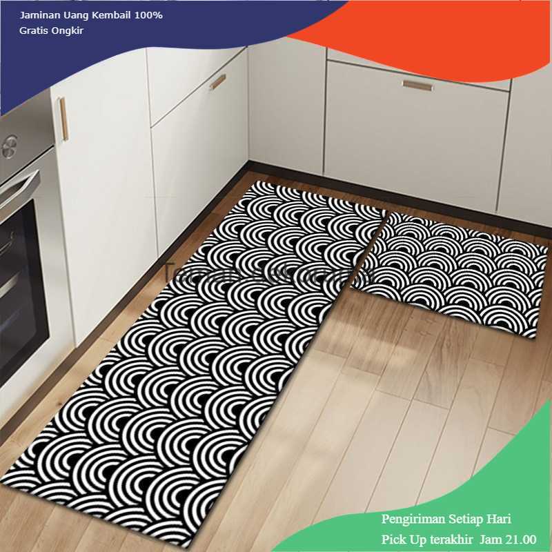 TD-AI04 DOBOXUAN Keset Dapur Anti-slip Kitchen Rug 50x160cm 1PCS - JX-D320