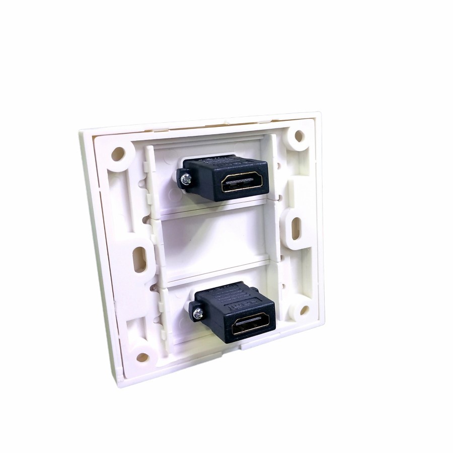 Howell Wall Face Plate / Outlat Socket HDMI Double