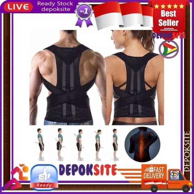 OEM Terapi Penegak Penyangga Punggung Back Support Posture Corrector Male/Female Koreksi Postur