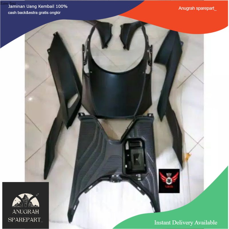 Paketan full set body kasar injekan+ paru+under side+garnish vario type 125-150 new 2020-2021 warna 