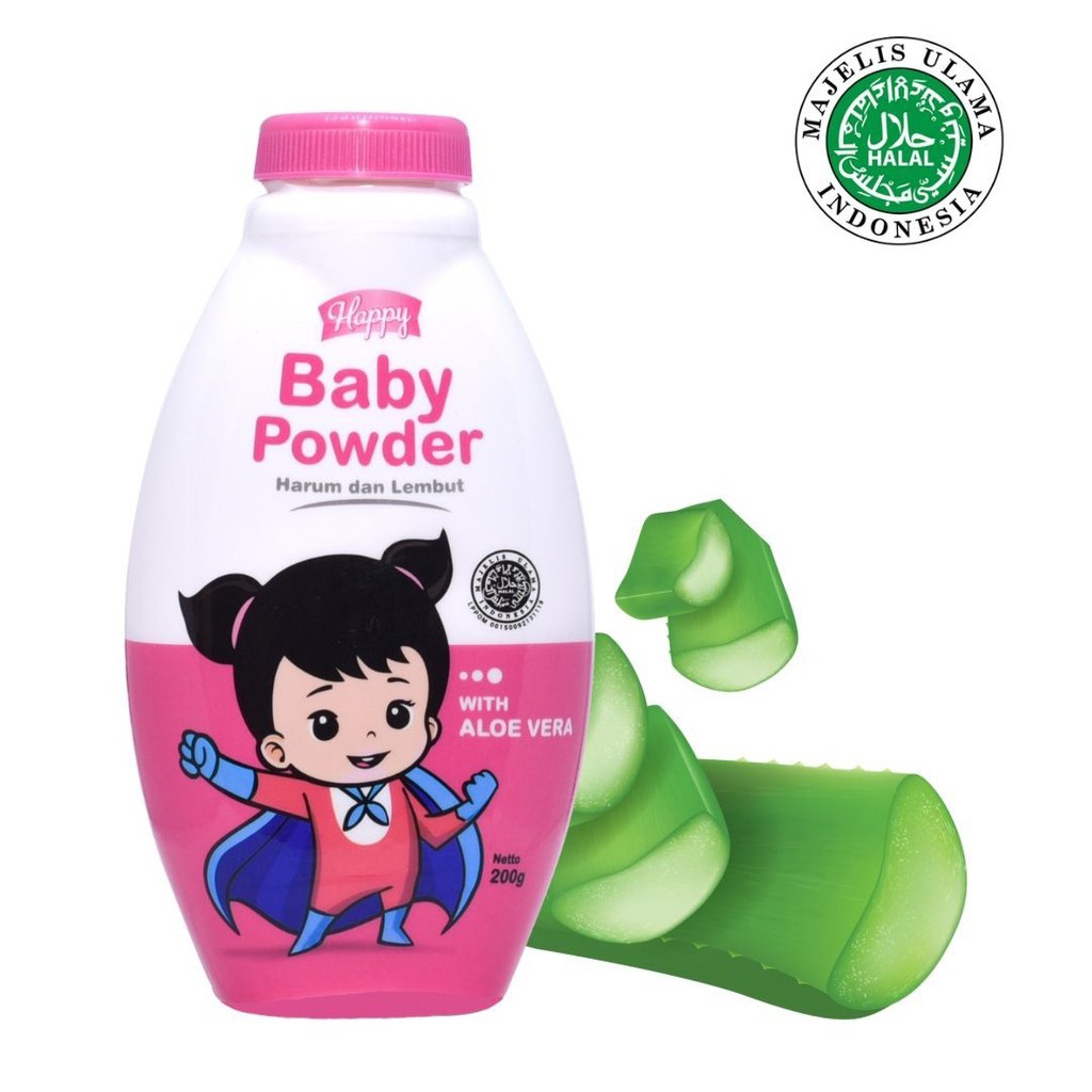 Morinz Happy Baby Powder / Bedak Bayi 200gr