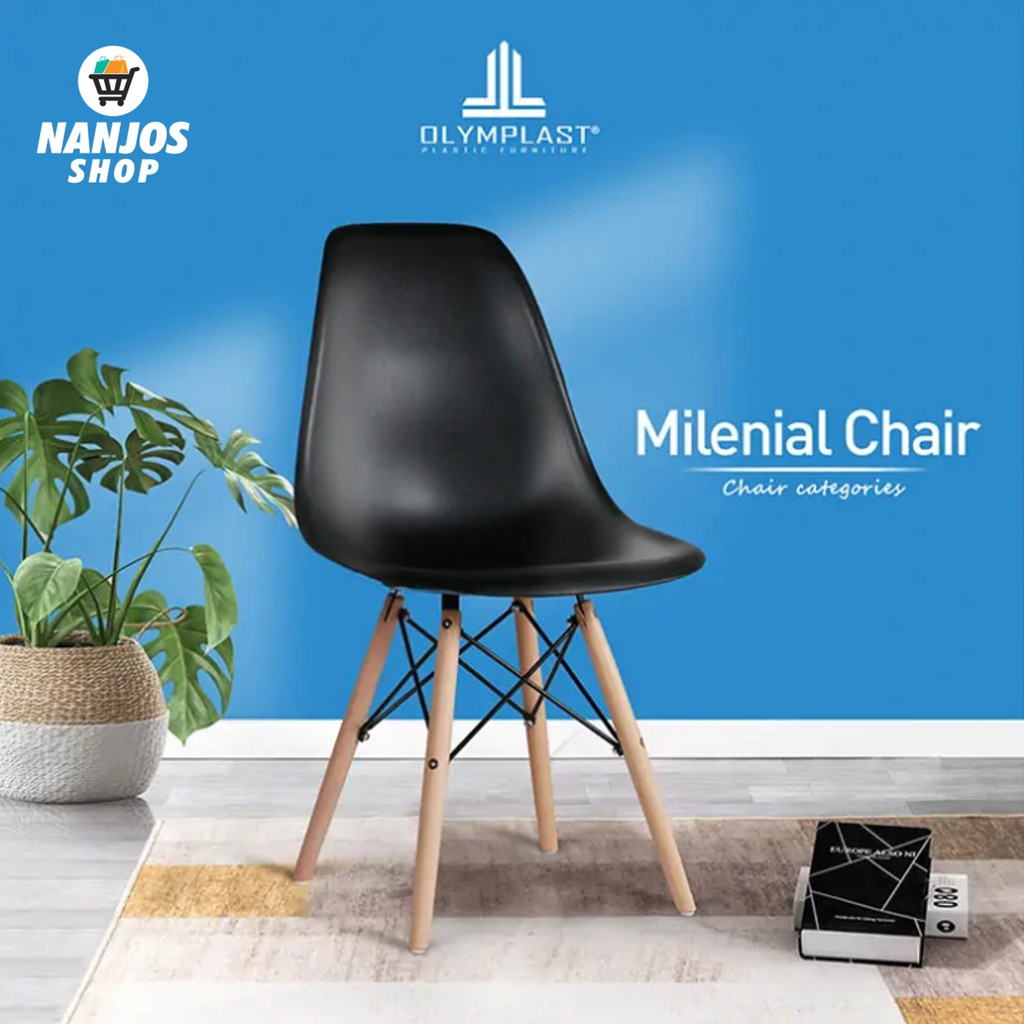 Kursi Cafe / Kursi Bar / Bangku Milennial Chair / Kursi Cafe Olymplast / Kursi Milennial Olymplast