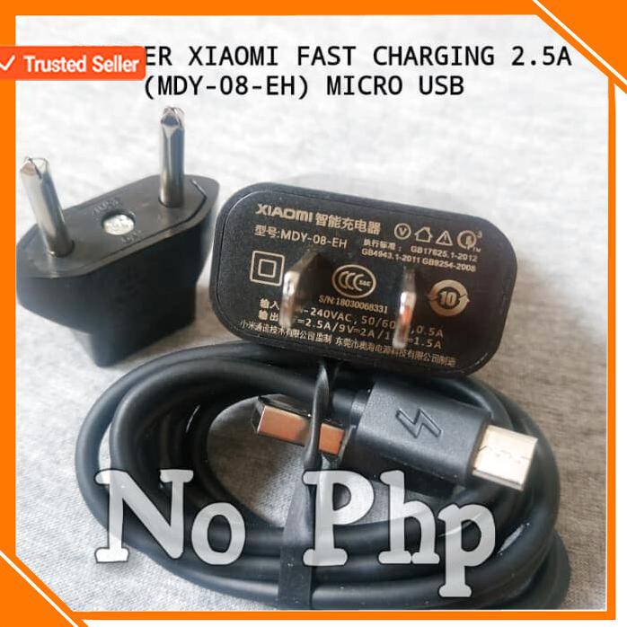 ACC HP CHARGER XIAOMI REDMI 3 4 5 NOTE PRO 2.5A MDY 08 EH ORIGINAL MICRO