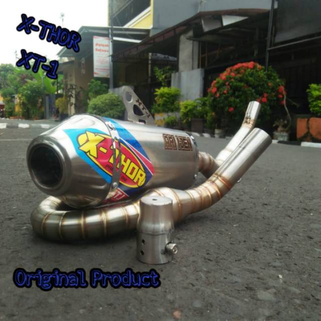 KNALPOT MOTOR RACING KLX150 BF S L CRF WR DTRCKER X THOR ORIGINAL