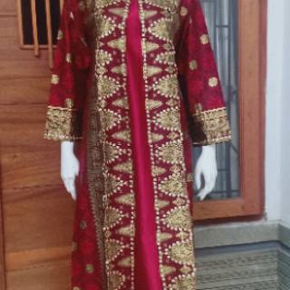 GAMIS SONGKET PALEMBANG  BATIK  JUPRI  ADA KEMEJA COUPLE DAN 