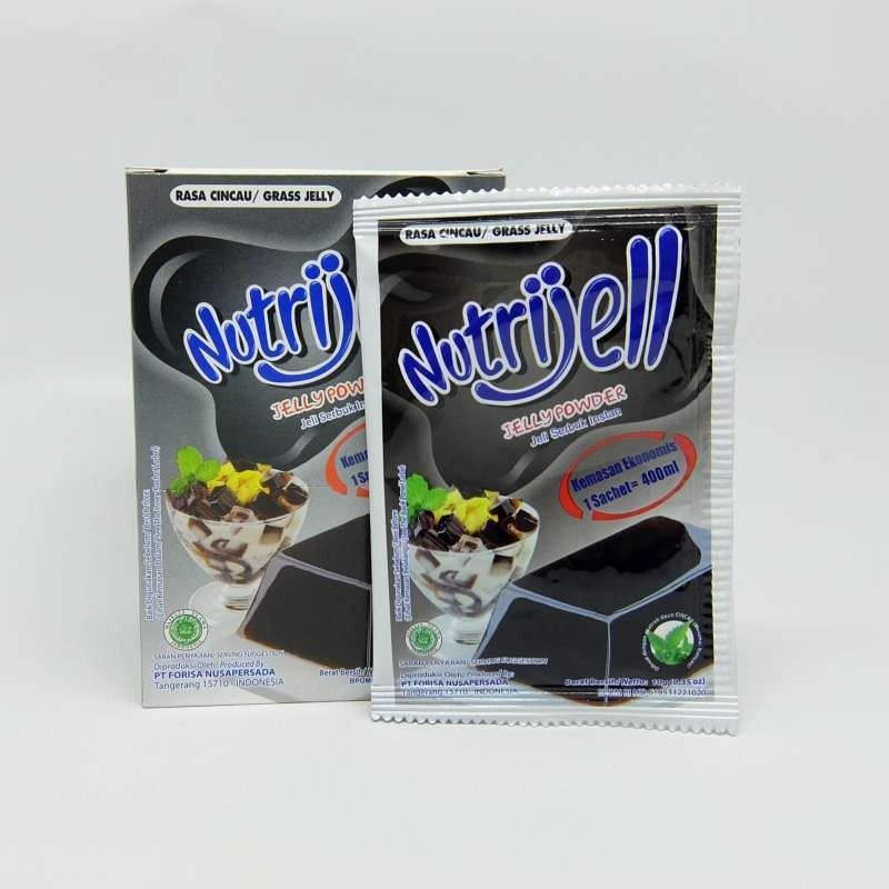 

Nutrijell Kemasan Ekonomis Cincau Hitam 1 Box (12sachet@10gr)