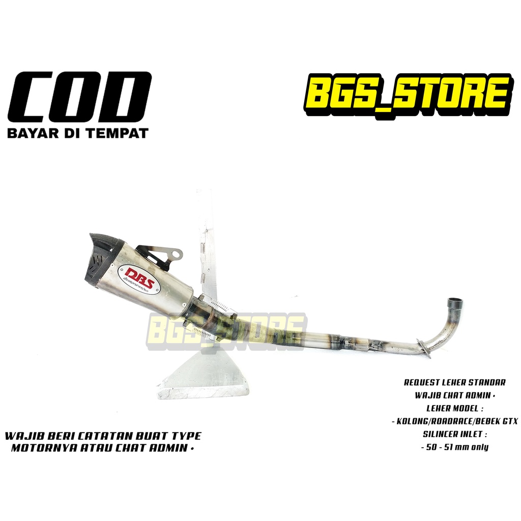 Knalpot DBS buat Supra X / Supra X 125 / Supra fit / karisma / Blade / Revo / Astrea / C70 / win100 