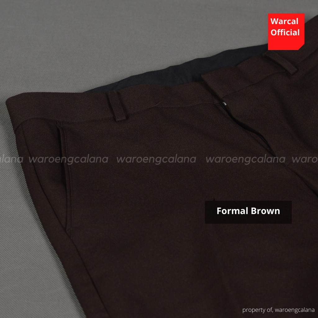 Celana Kerja Casual Formal Brown