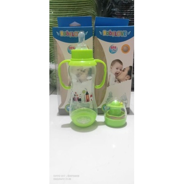 Botol susu babylove 260ml + ring toy / Dot baby foodgrade bpa free