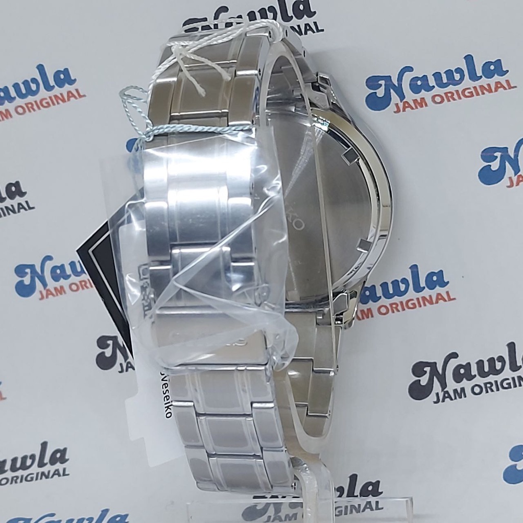 Seiko Quartz SSB337P1 Chronograph Silver - Jam Tangan Pria SSB337