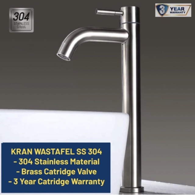 SPEC SP- 1737 H Keran Kran Air Dingin Wastafel Sink Mangkok Tinggi Tall