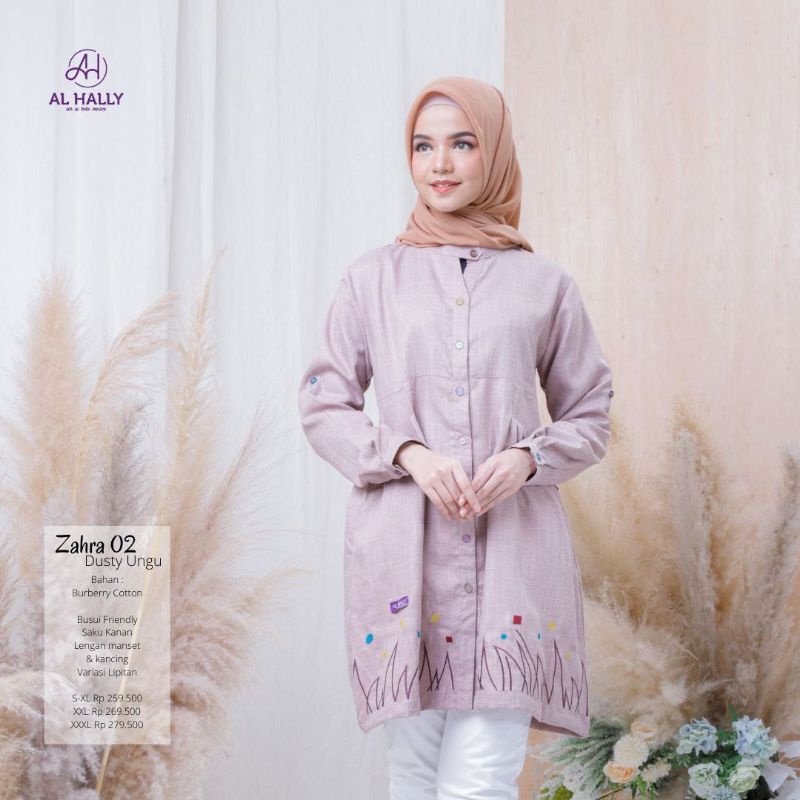 [COD] Baju Tunik Jumbo Al Hally Zahra 02 ORIGINAL || NEW ARRIVAL || DISTRIBUTOR BEKASI