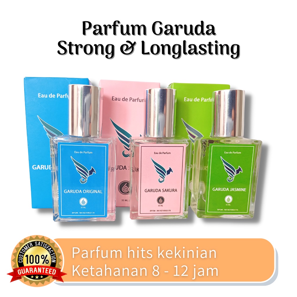 Parfum Hits Kekinian Ala Maskapai Garuda BPOM Approved - Parfume Garuda - Pria dan Wanita Best Seller No.1