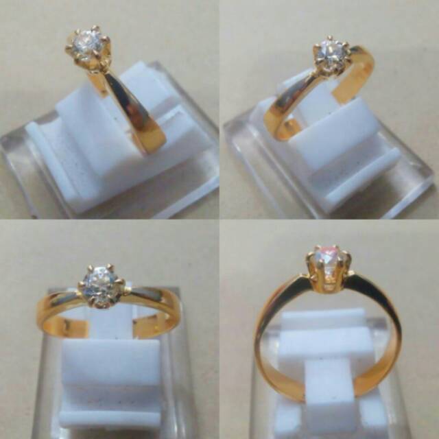 Cincin Berlian Mata Satu