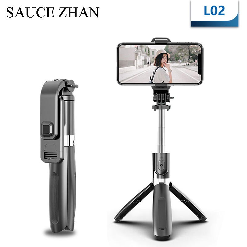 Tripod 3in1 Tongsis Bluetooth Selfie Stick Tripod Tomsis with Remote Shutter Bluetooth Selfie Stick