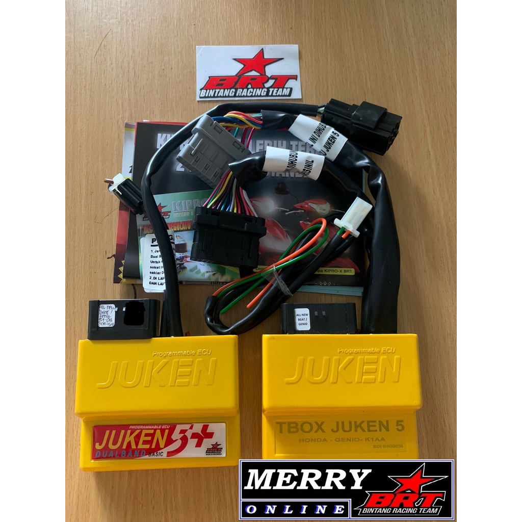 Ecu BRT Juken 5 Plus dan TBOX Genio Scoopy Deluxe Beat LED Street 2020 Dualband Racing Turbo