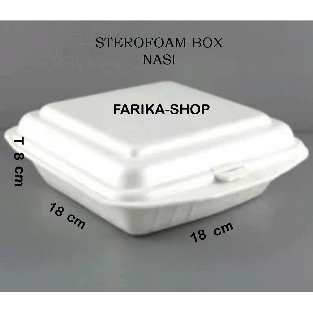 Sterofoam Box Styrofoam Box Nasi Sterofom Kotak  