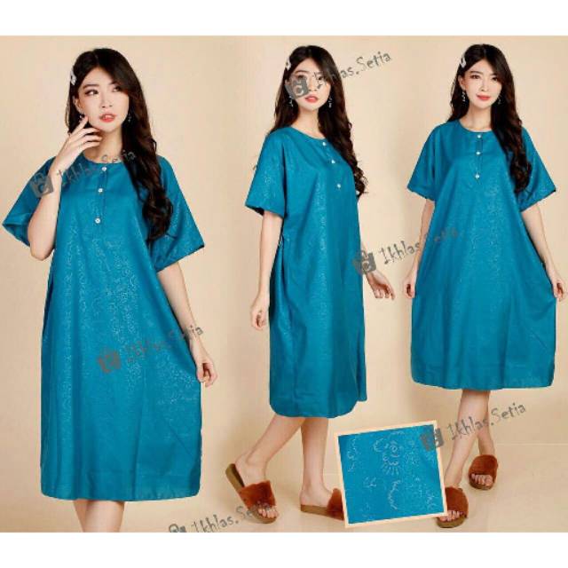 Daster katun Jumbo/ Daster Motif Jumbo