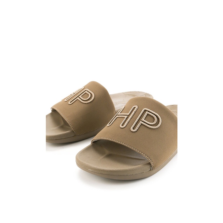 SANDAL SLIDE HUSH PUPPIES PRIA ORIGINAL CASUAL BRANDED COKLAT HM08