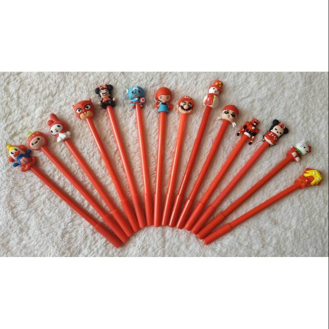 

Pulpen Karakter 12 pc Free Refill