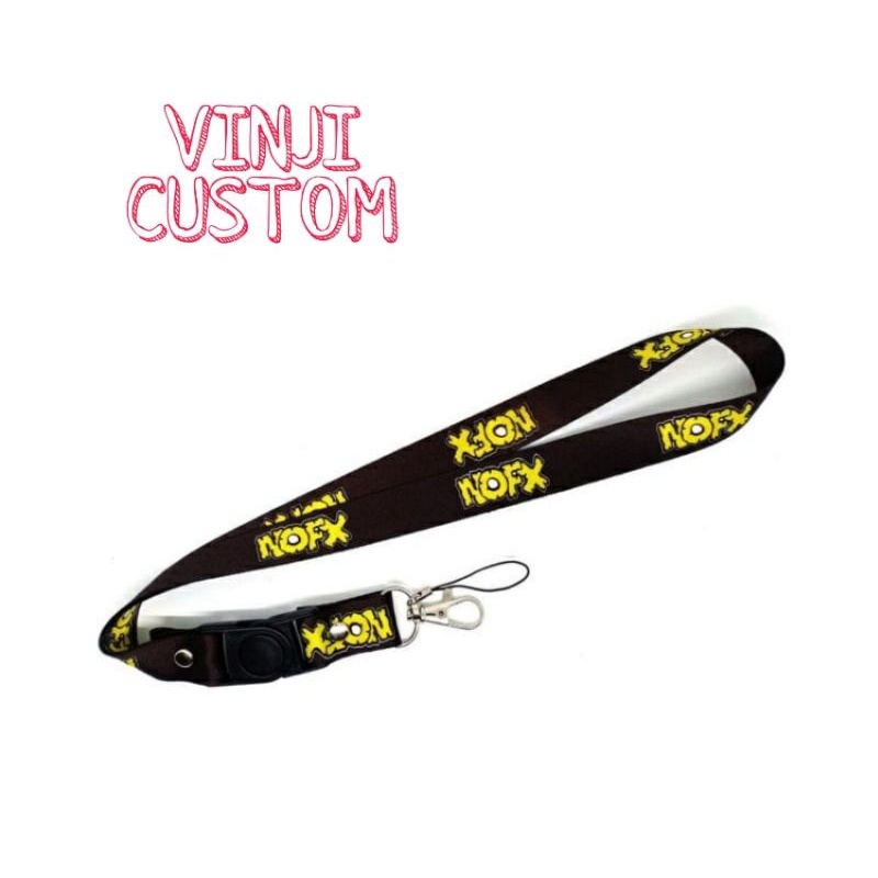 

Lanyard NOFX tali lanyard BAND gantungan kunci name tag id card kartu nama / tali lanyard gantungan leher