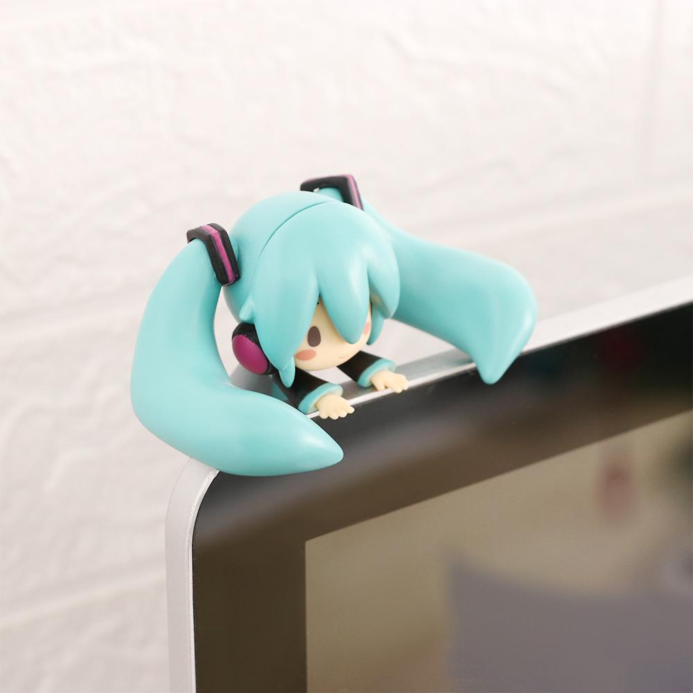Needway  Hatsune Miku Hadiah Mainan Lucu Patung Miku Dekorasi Desktop Hiasan Rumah Gambar Anime