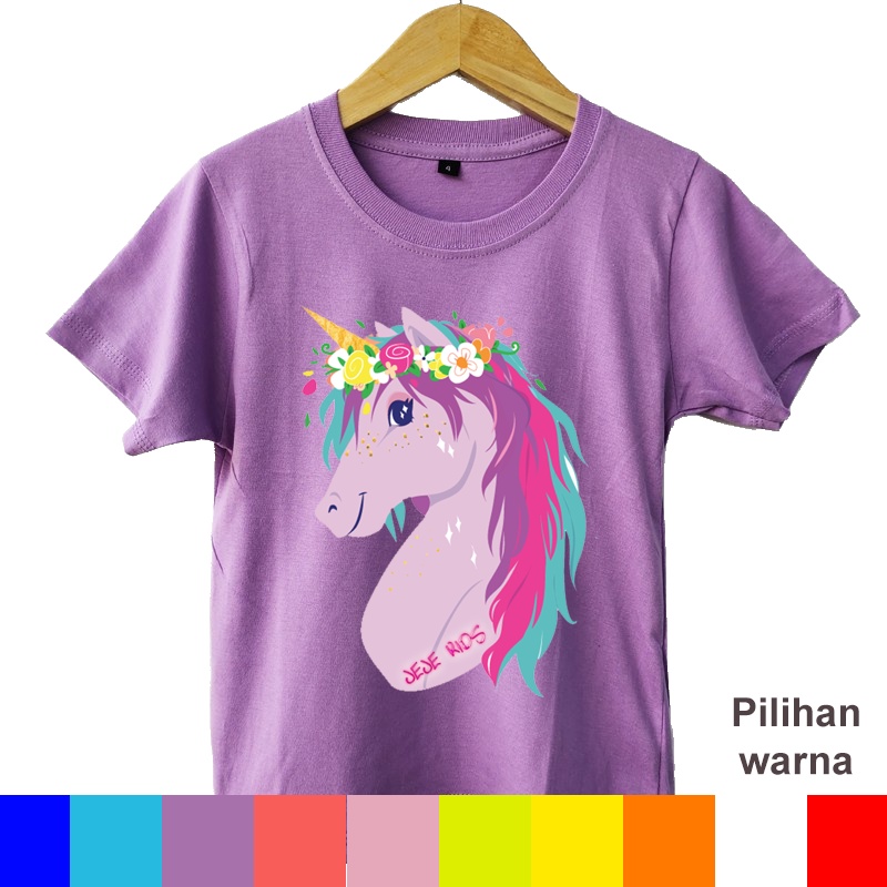 Kaos Anak Perempuan UNICORN CANTIK 6.0