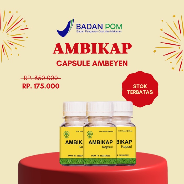 

AMBIKAP ORIGINAL - obat wasir ambeien Original BPOM Pil Herbal