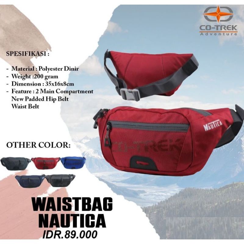 Waistbag Tas Selempang Co-Trek Nautica