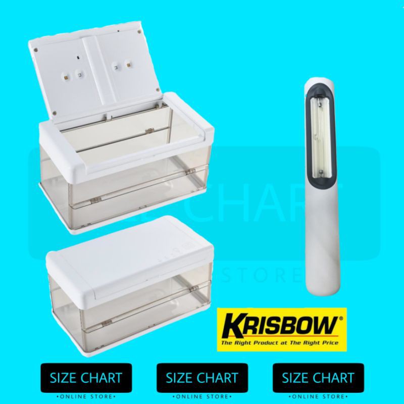 KRISBOW UV Disinfektan Lamp Recharge/Box Portable Sterilisasi Disinfektan